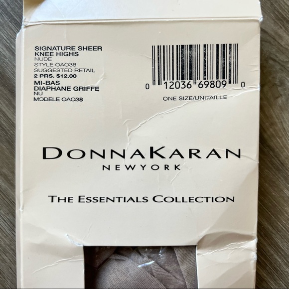 Donna Karan New York The Essentials Tights Pantyhose Hosiery Knee Highs - Picture 2 of 4